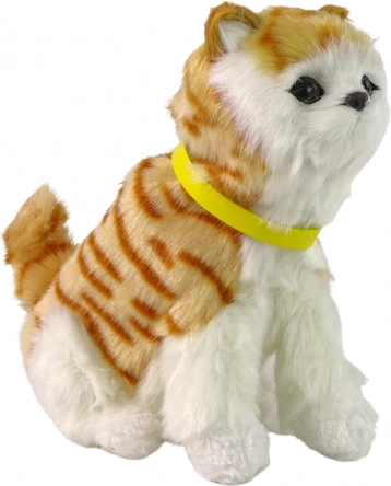 Interaktivní plyšový kocourek s pohybem hlavy a ocasu