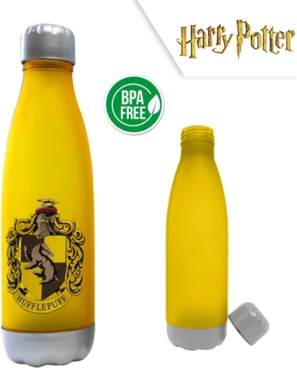 Harry Potter plastová láhev na pití Hufflepuff 650 ml soft touch - 1 kus