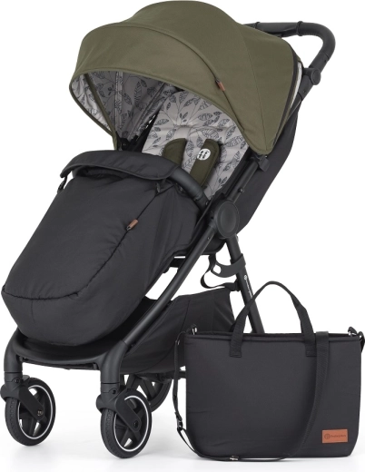 Petite&Mars sportovní kočárek Royal3 black mature olive