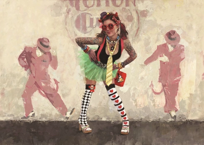 Puzzle Anděl s ďáblem v těle - 1000 dílků