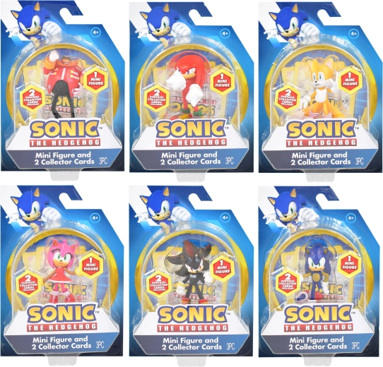 Sonic mini figurka se 2 sběratelskými kartami