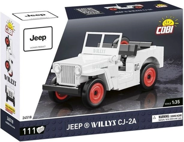 Cobi Youngtimer Jeep Willys CJ-2A stavebnice 1:35 (111 dílků)