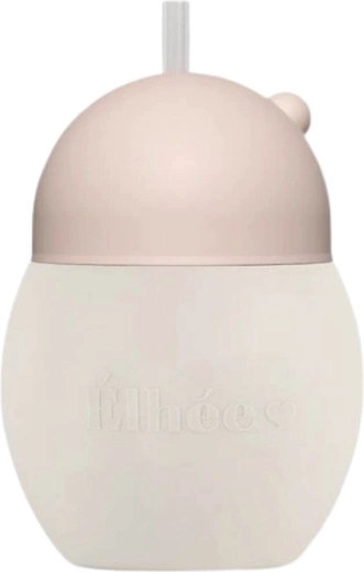 Élhée učicí hrnek s brčkem Coconut 240 ml Sand Nude - 1 kus
