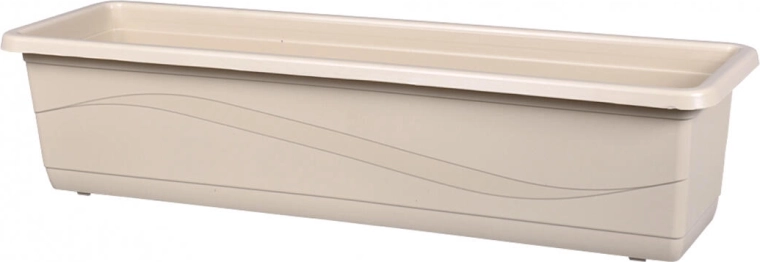 Plastový truhlík Lobelia Modern 50 cm světle hnědý