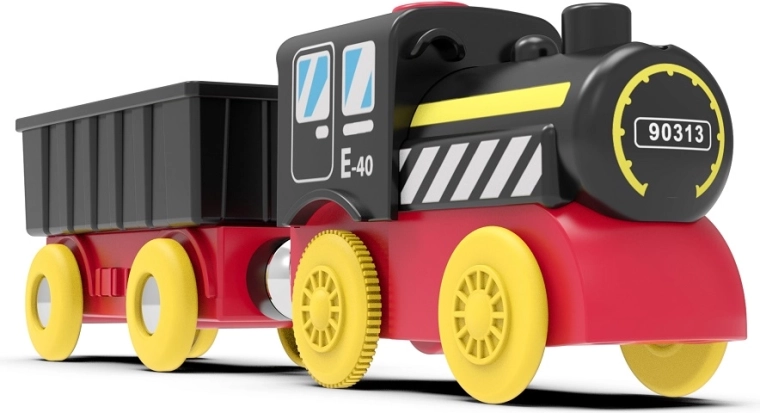 2Kids Toys parní nákladní vlak na baterie s vagónem - 1 kus