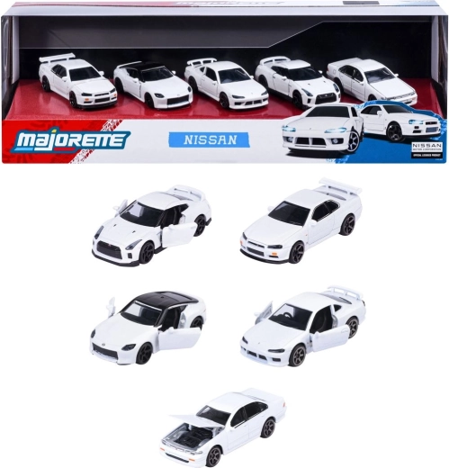 Nissan dárková sada kovových autíček 5 ks