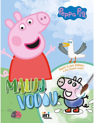 Maluj vodou A4 Prasátko Peppa