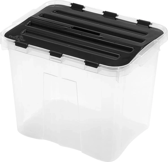 Plastový úložný box s víkem HEIDRUN Classic 24 l