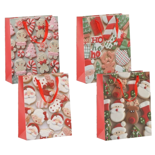 Vánoční dárková taška XMAS 30 × 42 × 12 cm