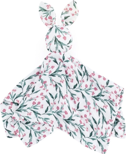 Petite&Mars bambusový mušelínový mazlíček Hugo pink meadow
