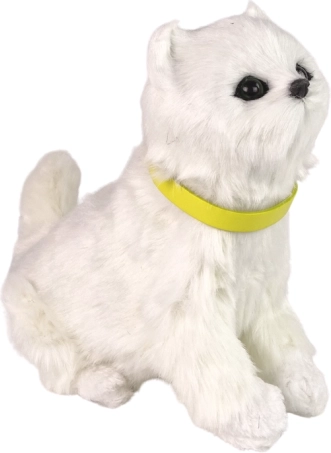 Interaktivní plyšový koťátko – mňouká, hýbe hlavou a ocasem