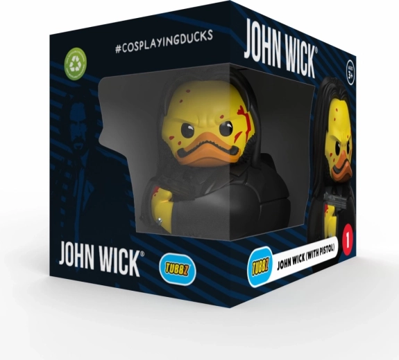 TUBBZ sběratelská kachnička John Wick s pistolí