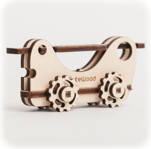 CuteWood dřevěné 3D puzzle hasičský vůz