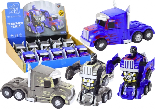 Auto-robot nákladní auto 2v1 robot 2 barvy