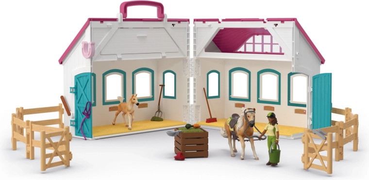 Schleich Horse Club otevírací stáj u jezera Little Horseshoe