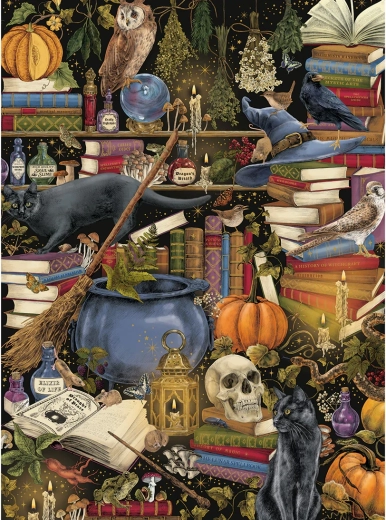 Puzzle GIBSONS The Art File: čarodějnictví 1000 dílků