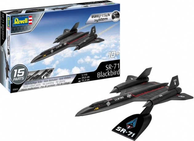 Plastikový model SR-71 Blackbird Easy-Click 1:110