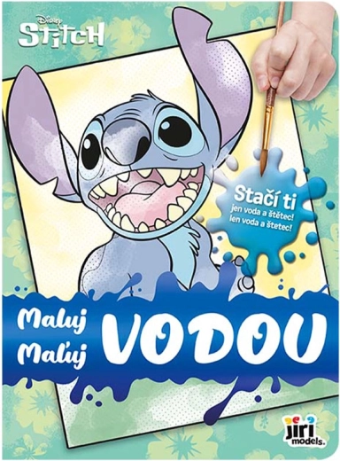 Maluj vodou Lilo & Stitch – kouzelné omalovánky pro děti