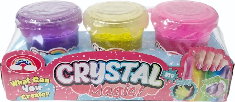 Slime – sada 3 barevných kelímků