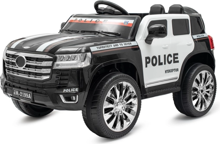 Baby Mix policejní elektrické autíčko 4x4 černé