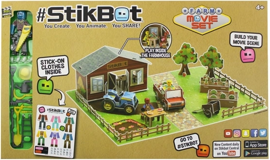 Stikbot filmařská sada pirátská loď nebo farma