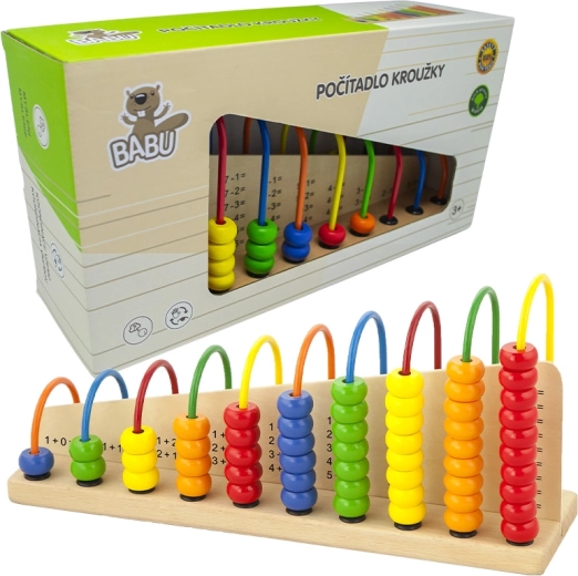 Babu dřevěné počítací kroužky