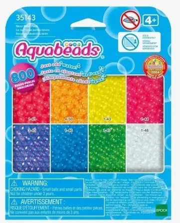 Aquabeads neonové doplňovací korálky
