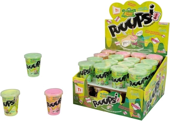 Prdící sliz v kelímku 80 g – 3 barvy