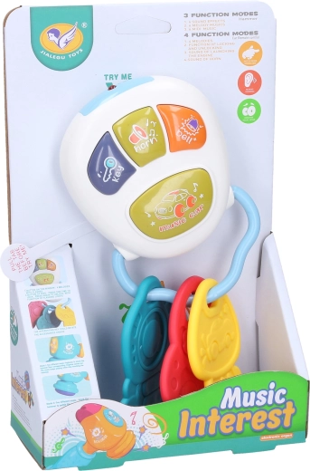 Klíče od auta se světelnými a zvukovými efekty 17 cm - 1 kus