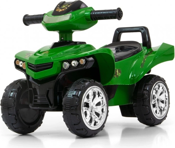 Dětské odrážedlo se zvuky štvorkolka milly mally monster military