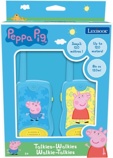 Dětské vysílačky PRASÁTKO PEPPA s dosahem 120 m