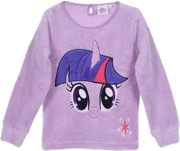 Fialová fleecová mikina My Little Pony – Velikost: 98