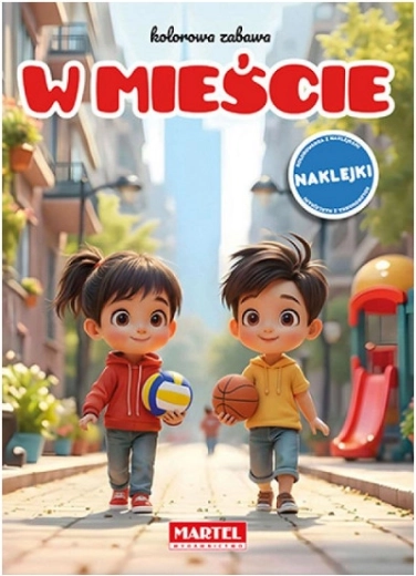 Barevná zábava ve městě s nálepkami