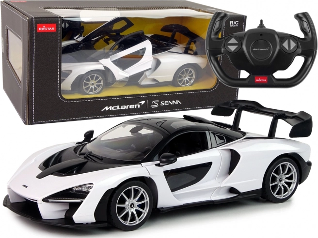Auto R/C McLaren Senna Rastar 1:14 bílý s dálkovým ovládáním