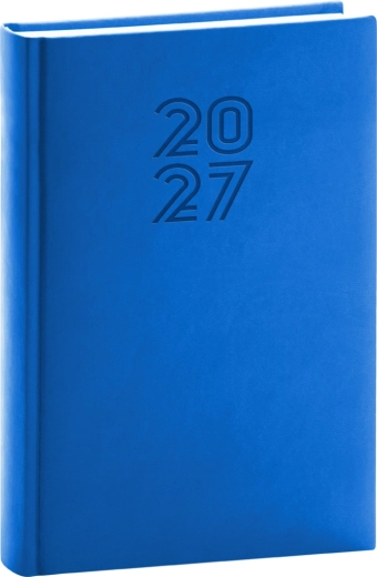 Notique Aprint denní diář 2027 modrý 15 × 21 cm