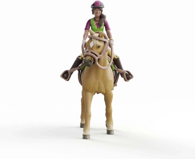 Schleich Horse Club Sarah a klisna Mystery – jezdecká sada