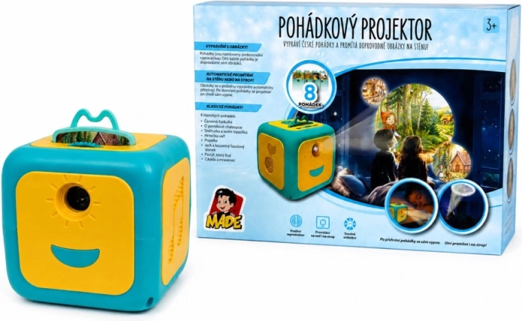 MaDe pohádkový projektor s českými pohádkami