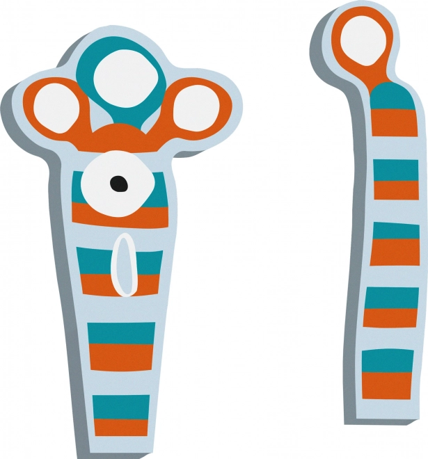 Small Foot ABC příšerka Reese – bambusová dekorace do dětského pokoje