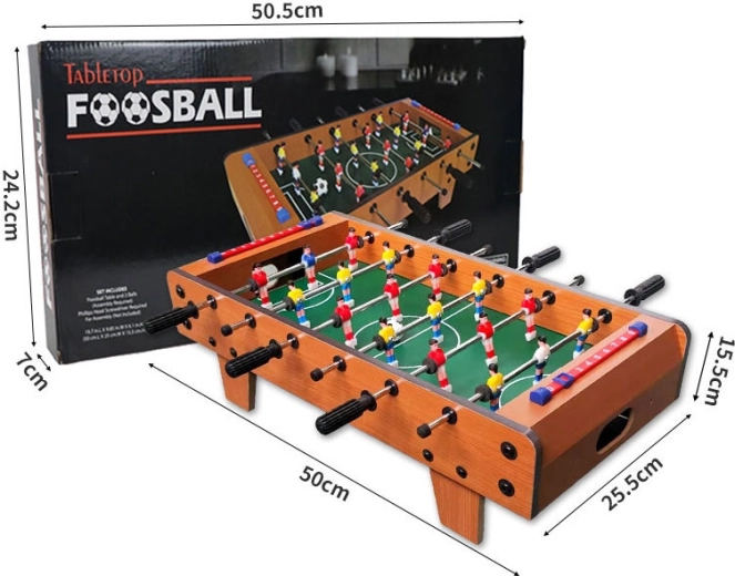 Dřevěný stolní fotbal (piškvorky) – mini fotbálek