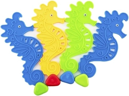 Zábavní potápěcí koníčci do vody – sada 4 ks, 15 cm