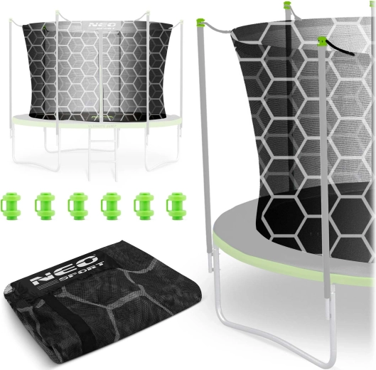 Vnitřní ochranná síť k trampolíně Neo-Sport 312 cm (10 ft) pro 6 tyčí