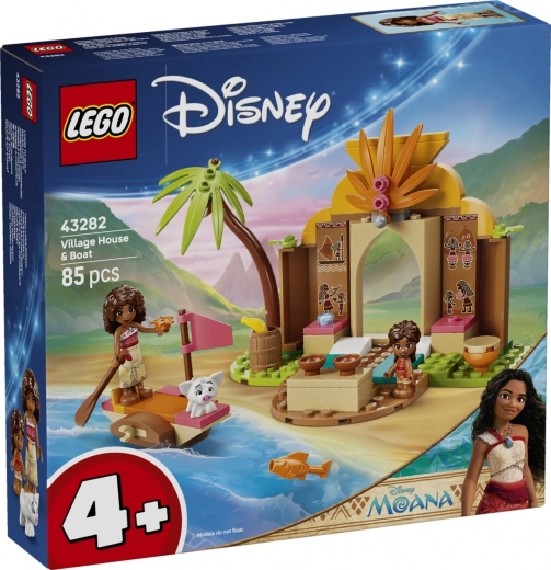 LEGO Disney Vaiana vesnická chatka a loď