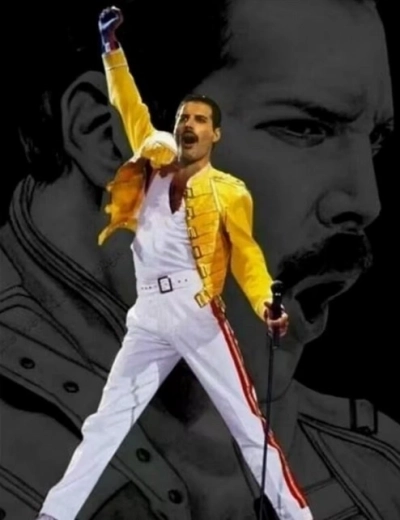 Norimpex diamantové malování Freddie Mercury – historická póza 30 × 40 cm
