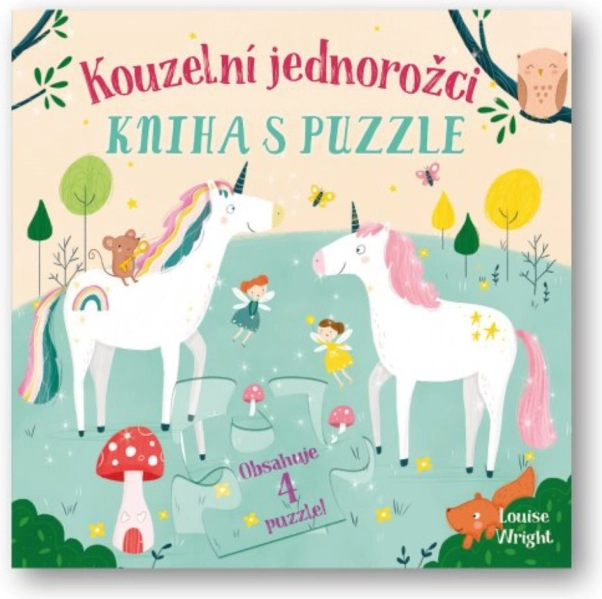 Kniha s puzzle: kouzelní jednorožci – Svojtka & Co.