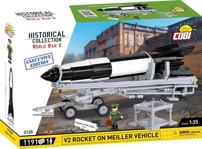 Cobi historical collection druhá světová válka raketa V2 na podvozku Meiller executive edition