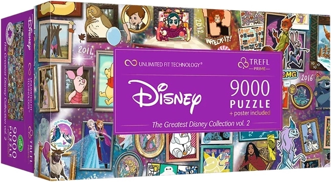 Trefl Disney puzzle 9000 dílků the greatest disney collection vol. 2
