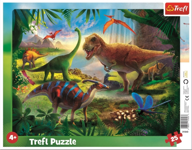 Trefl Puzzle Dinosauři 25 dílků