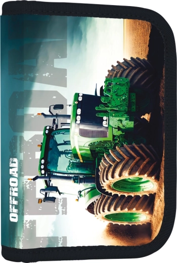 Školní penál s jedním patrem Traktor OXYBAG