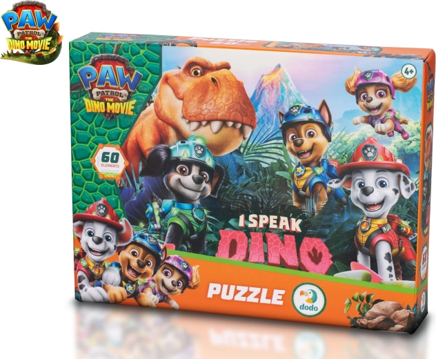 Puzzle Tlapková patrola: The Dino Movie, 60 dílků