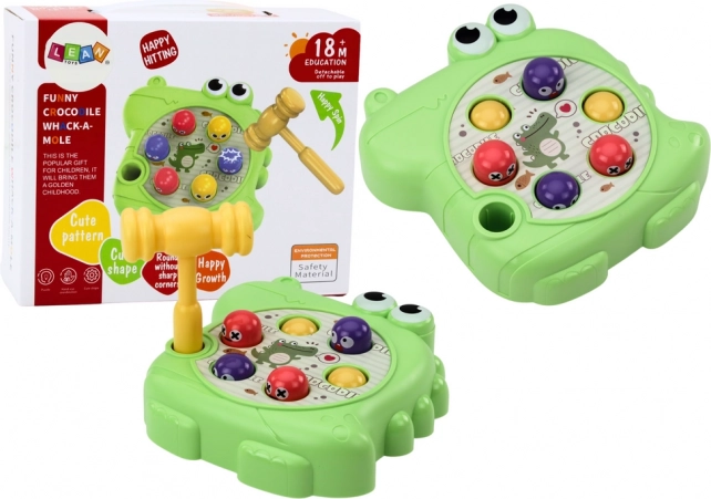 Hra na zručnost s krokodýlem a kladívkem